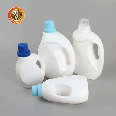 空のHDPEの洗濯洗剤のびん1000ml 1500ml 3000mlの白い液体洗剤のびん