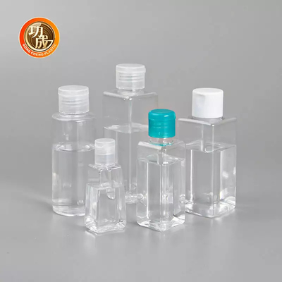 OEMのシリコーンのホールダーが付いている小型プラスチックSanitizerのびんPCR PLA旅行サイズ手のSanitizerのびん