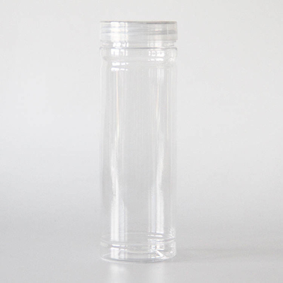 ふたが付いている透明なペット キャンデーのクッキー用の瓶450ml 500mlプラスチック キャンデーの瓶