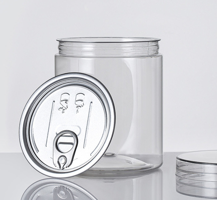 ODM OEMのゆとりのプラスチック クッキー用の瓶空ペット詰め替え式のスパイスの瓶