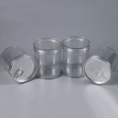 透明で広い口ペットふたの食品等級が付いているプラスチック蜂蜜の容器