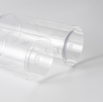 注文ペット再生利用できるアルミニウムふたが付いている明確なプラスチック キャンデーの容器