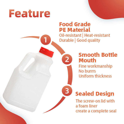 Peのふたが付いているプラスチック食用油のびんの乾燥の食品包装のびん