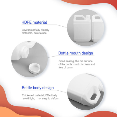 Hdpeの空のプラスチック香辛料はねじ帽子が付いているプラスチック化学貯蔵のびんをびん詰めにする