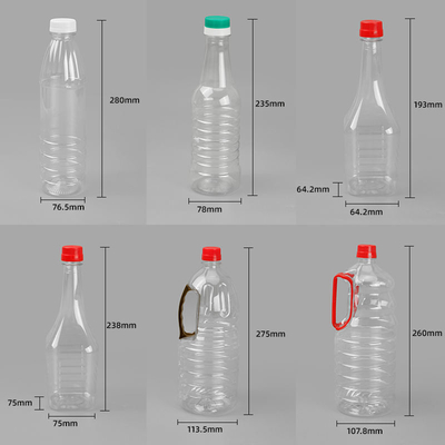 透明なプラスチック香辛料は500ml 900ml 1800ml 5000mlオリーブ・オイルのプラスチックびんをびん詰めにする