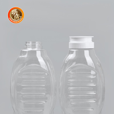 ペットふたフリップ上の食品等級が付いているプラスチック圧搾ソースびん