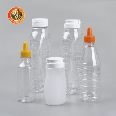 230ml 250ml 500ml 1000mlオイルのトマトBbqソース ケチャップのためのプラスチック ソース圧搾のびん