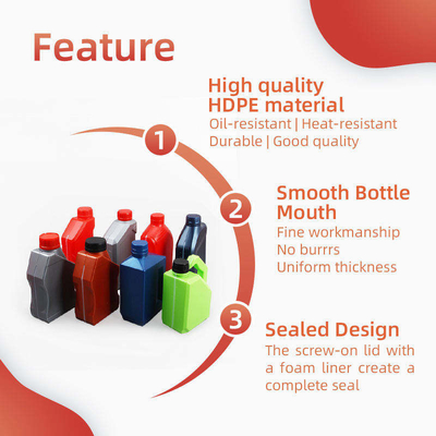 HDPE 2つのリットルの潤滑油の水差しのプラスチック潤滑油のびん