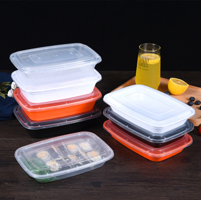 OEMはふたが付いている荷箱のテークアウトの食糧パッキング皿をカスタマイズする