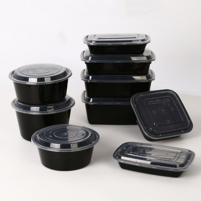 使い捨て可能なOEMは容器にふたが付いているプラスチック皿を取る