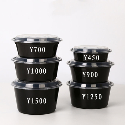 使い捨て可能なOEMは容器にふたが付いているプラスチック皿を取る