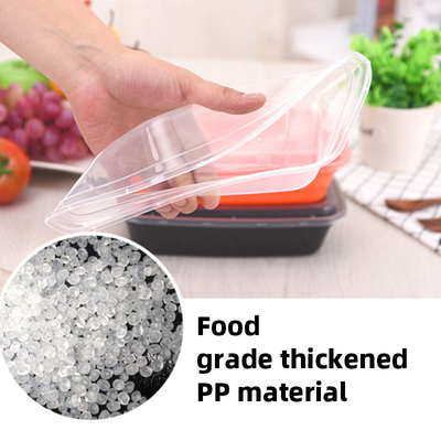 使い捨て可能なOEMは容器にふたが付いているプラスチック皿を取る