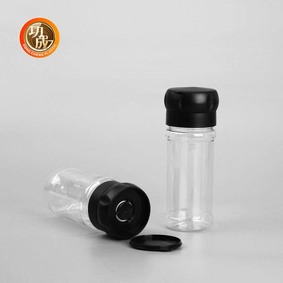 透明なペット プラスチック味をつけるびんの台所は100mlスパイスの瓶を使用する