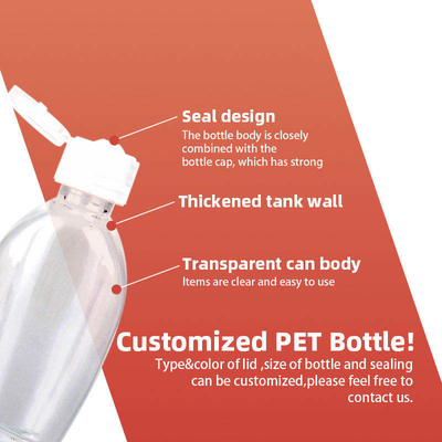 携帯用プラスチックSanitizerのびん10ML 20ML 30ML手のゲルの徳利立て