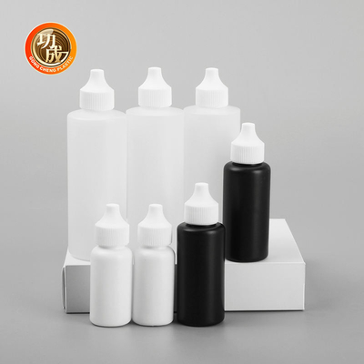 目滴 透明なプラスチックボトル Hdpe 薬剤液体滴瓶