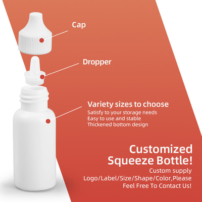 PE 30Ml 50Ml 120Ml プラスチック眼薬容器 ドロッパー 医療用圧縮ボトル