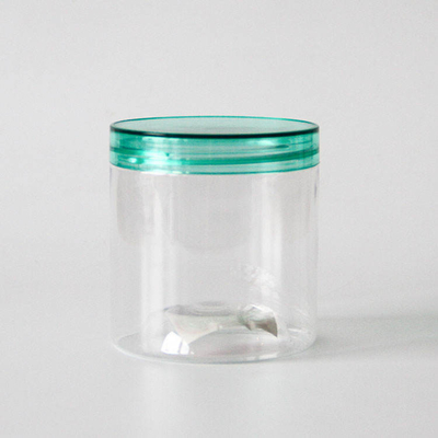 1L 大型丸い底 ペット用 透明な蓋付きのプラスチック容器