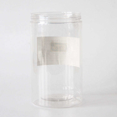 オーダーメイド 丸い底のキャンディー クッキーボトル 広い口のPETプラスチックボトル
