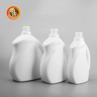 青 白 ピンク PE 洗濯用洗剤瓶 スクリーン印刷