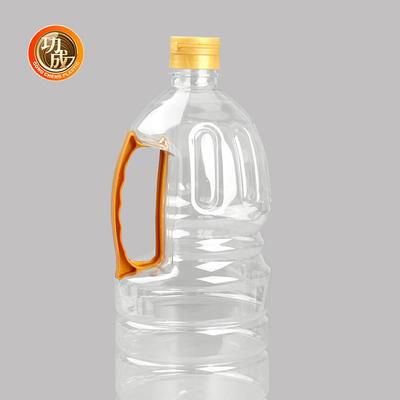 透明なプラスチックソースボトル 食品級 筒詰め 1000ml~1800ml容量
